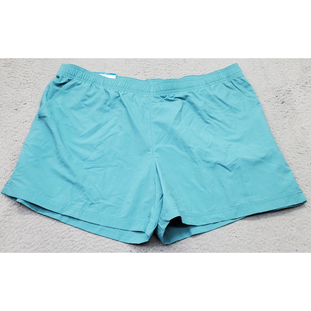 Columbia Sandy River Shorts Court Womens XL Blue Regular‎ Omni Shield